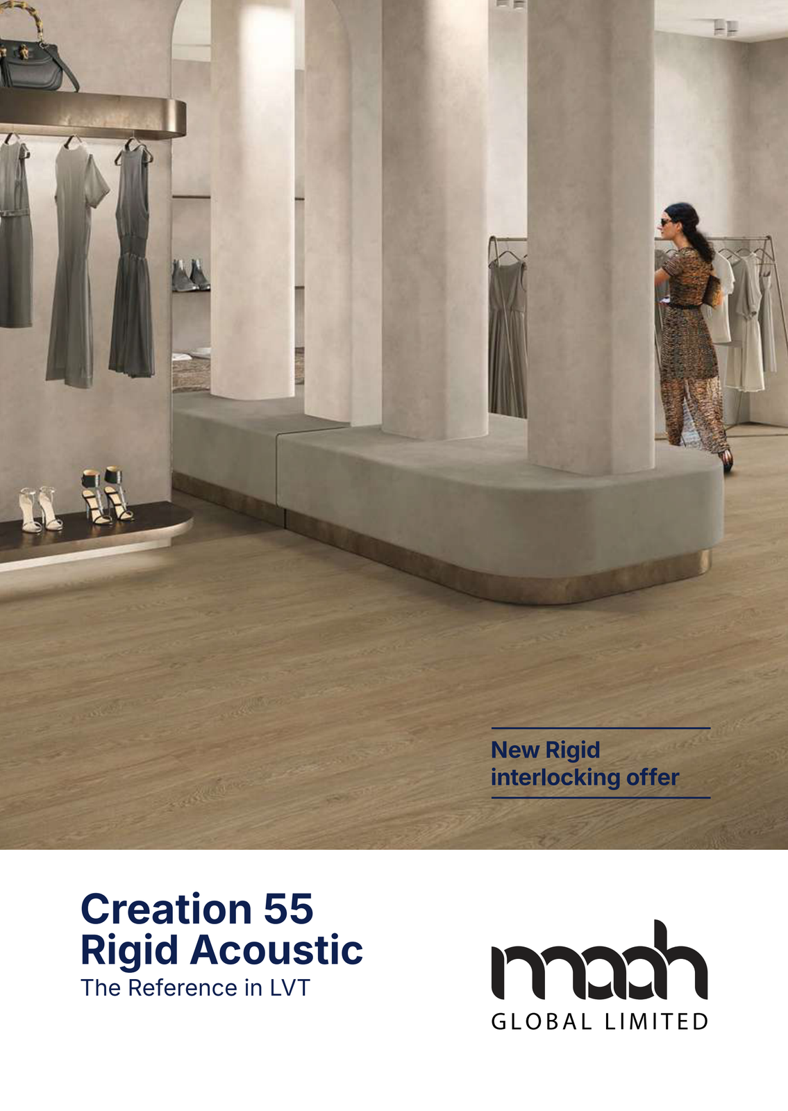 Creation 55 Rigid Acoustic - LVT Flooring Catalogue cover