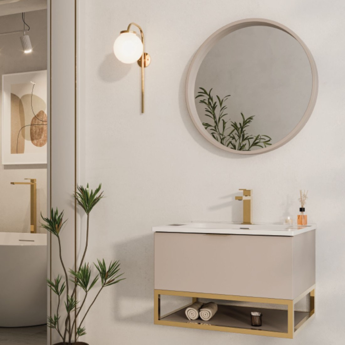 Aluminius Vanity Unit